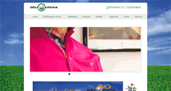 Desktop Screenshot of golfarena.ch